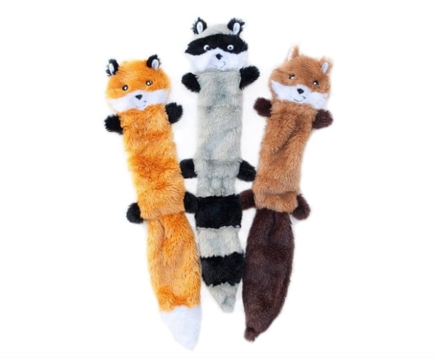 3-Pack ZippyPaws Skinny Peltz 