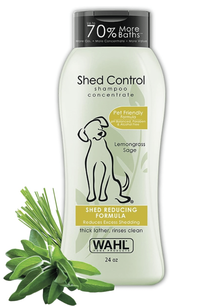 Wahl's Shed Control Pet Shampoo for Dog Shedding & Dander