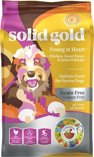 Solid Gold senior dry dog food