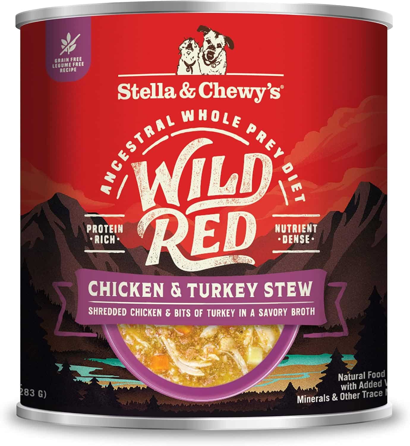 chicken and turkey stew wet dog food