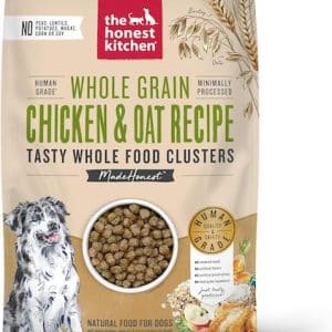 A bag of the Honest Kitchen dog food clusters.