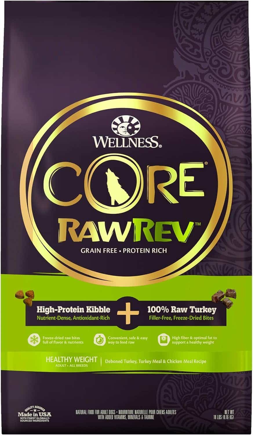 wellness core healthy weight dry dog food