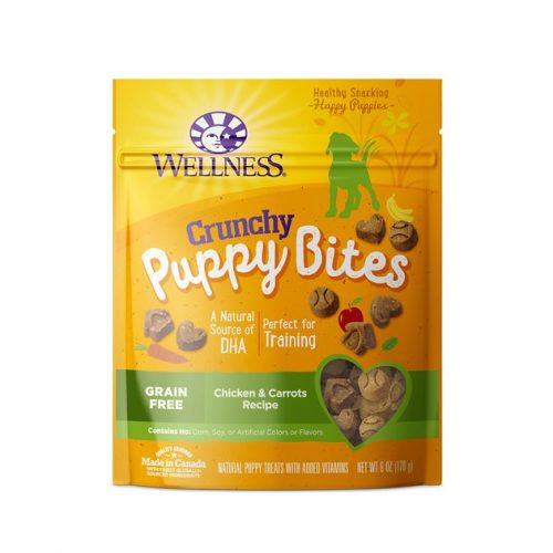 Wellness Crunchy Puppy Bites Chicken & Carrots Recipe Grain-Free Dog Treats