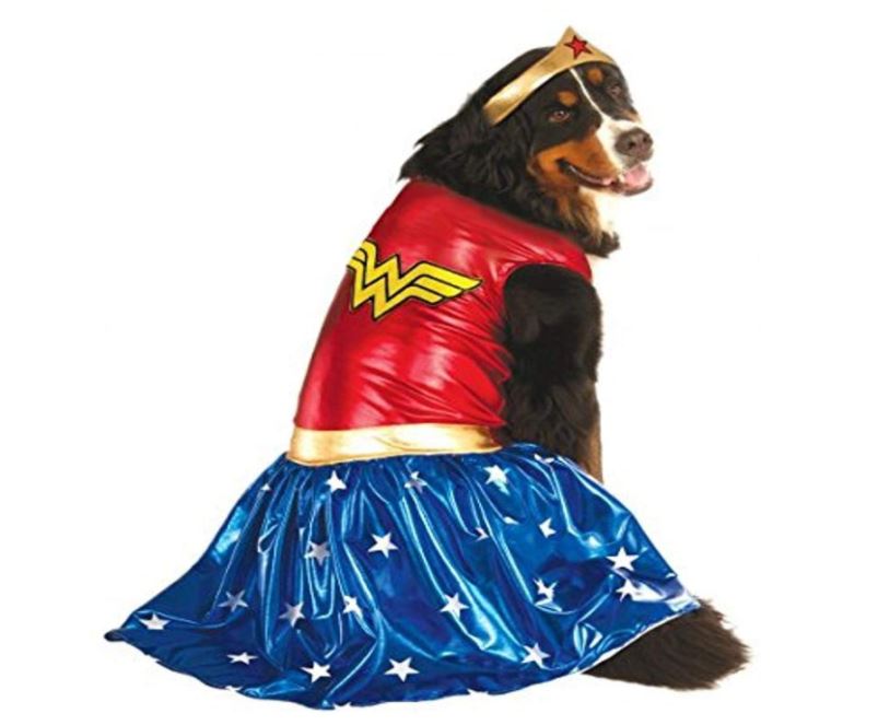 Large Dog Clothes Wonder Woman Dress