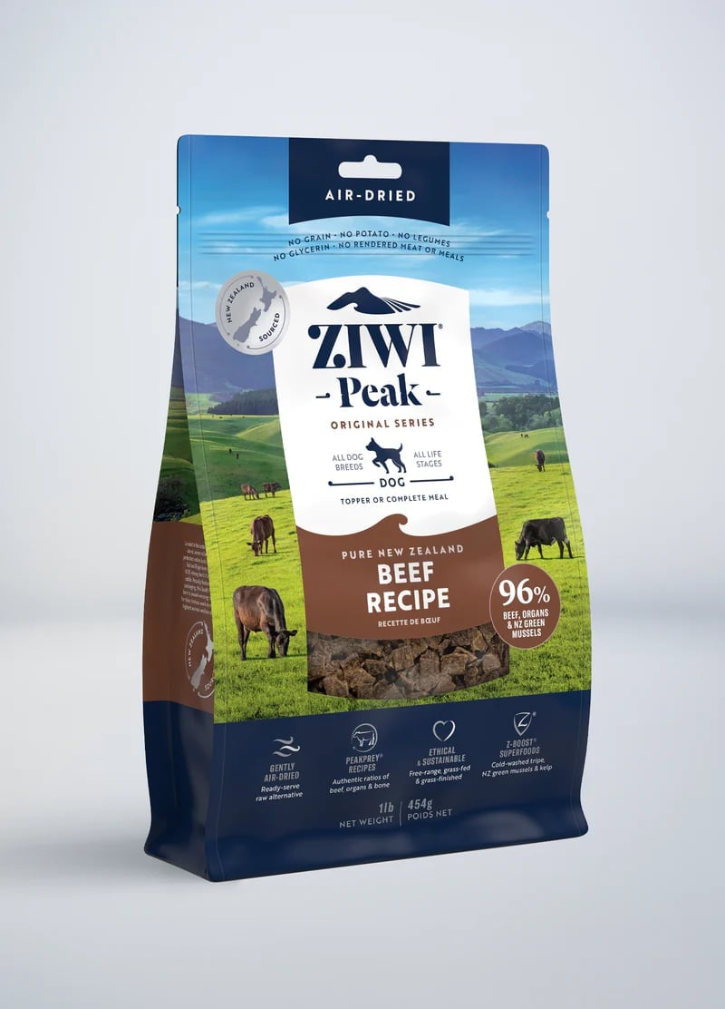 Ziwi Peak air-dried dog food for Golden Retrievers