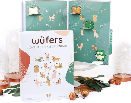 Wufers dog advent calendar cookies