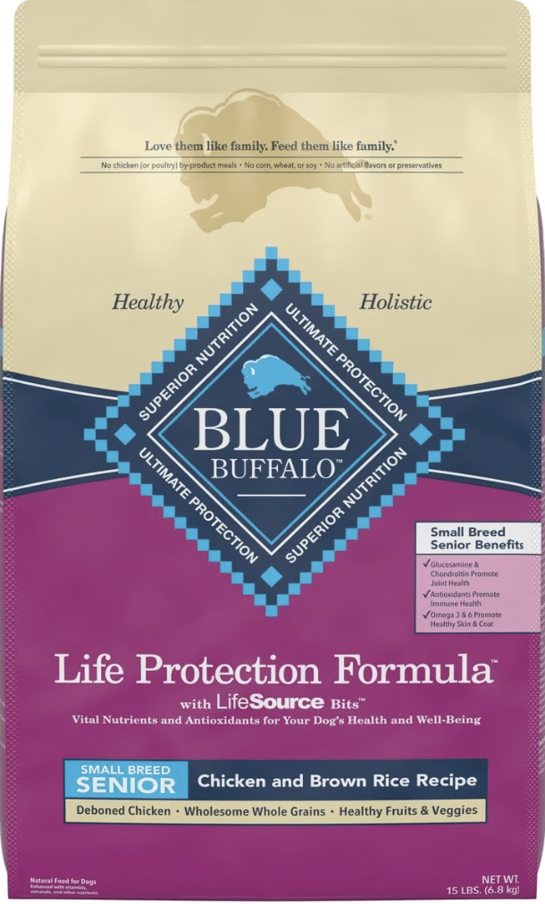 Blue Buffalo Life Protection Formula Small Breed Senior Chicken & Brown Rice Recipe Dry Dog Food