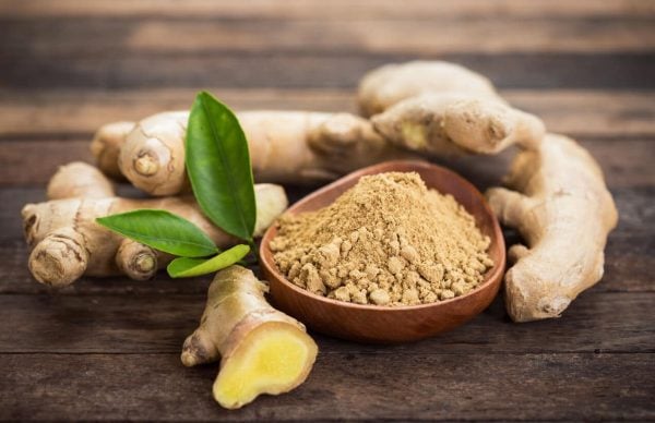 Picture of ginger root on counter