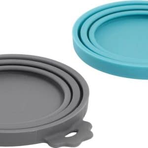 set of two canned dog food covers