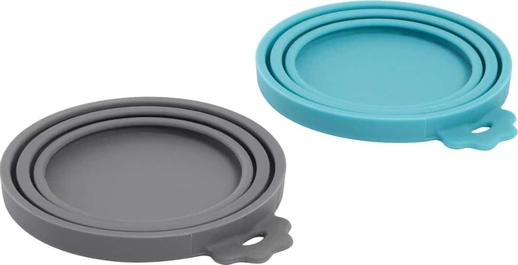 set of two canned dog food covers