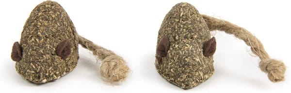 Compressed catnip toys