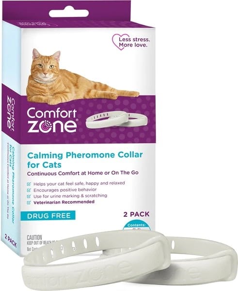 comfort zone cat calming collar