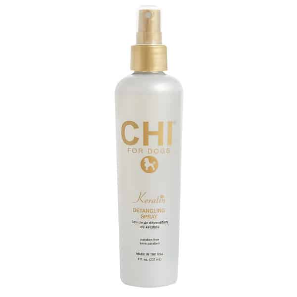 Bottle of Chi Keratin Conditioner for dogs