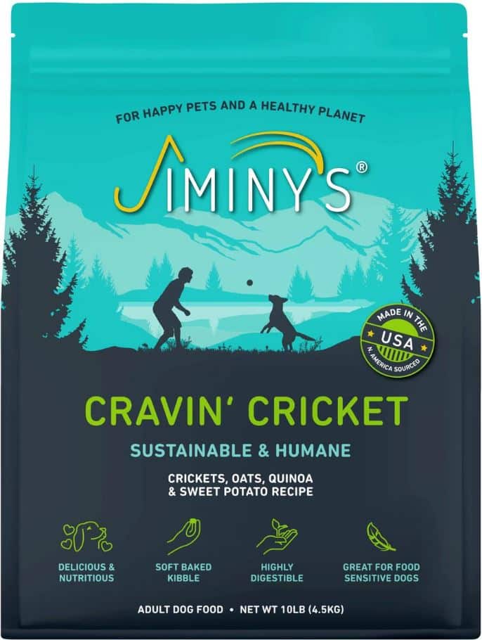 Jiminy's cricket protein dog food