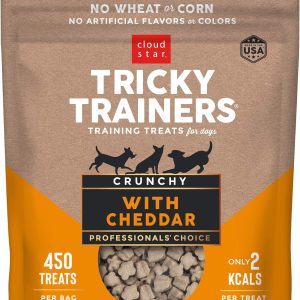 crunchy cheddar flavor puppy training treats