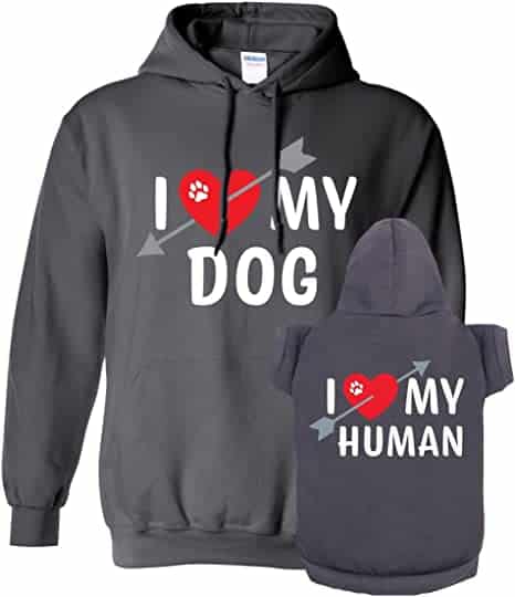 matching dog and owner hoodies