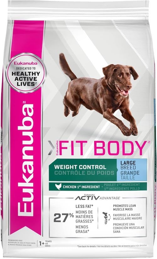 eukanuba fit body large breed dry food