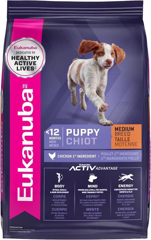 eukanuba medium puppy dry food
