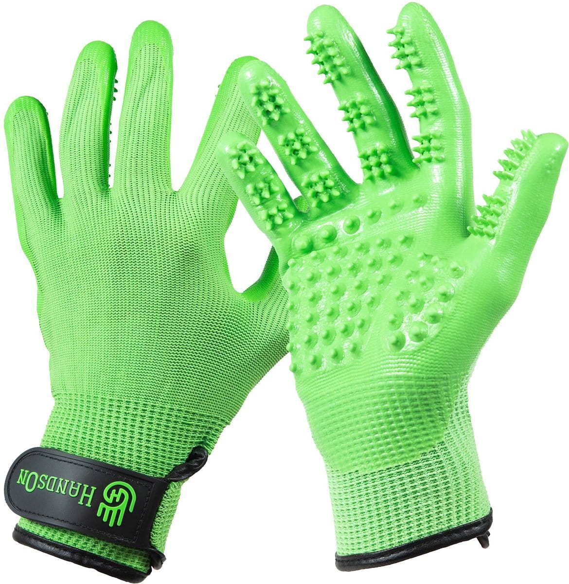 Handson grooming gloves for puppies