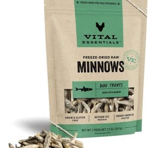 freeze-dried minnows treats for dogs