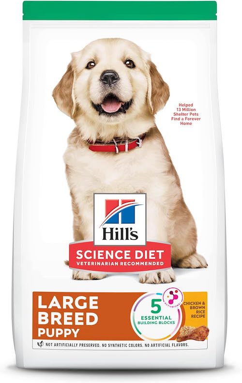 hill's science diet large breed dry puppy food