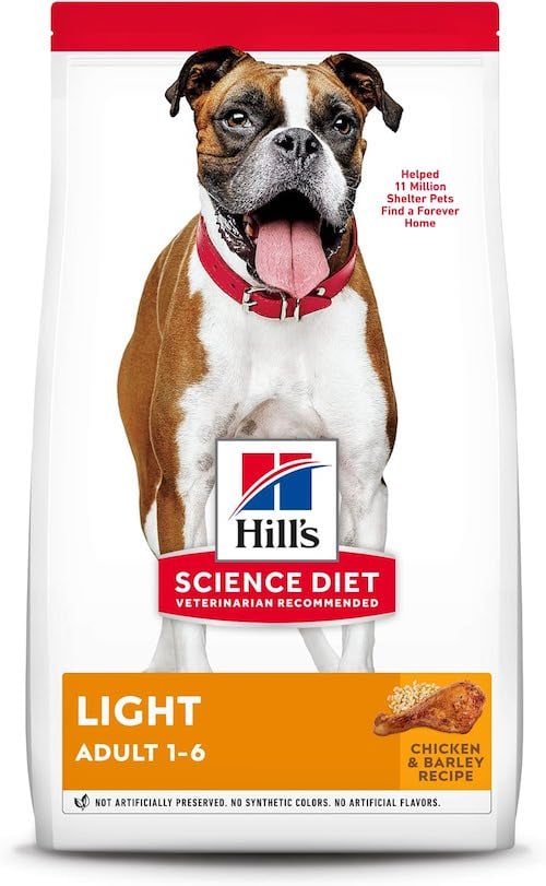 hill's science diet light dry food