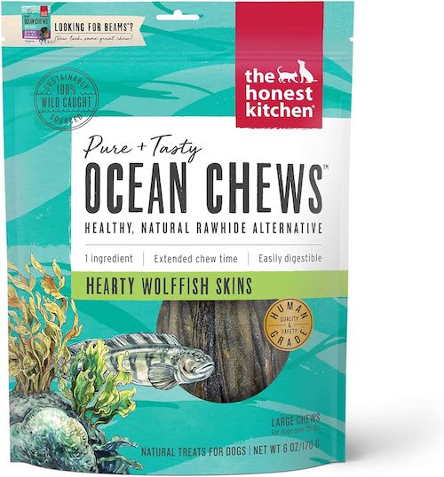 the honest kitchen wolffish skin chews