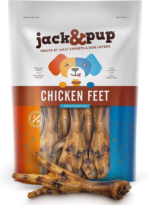 jack & pup chicken feet chews