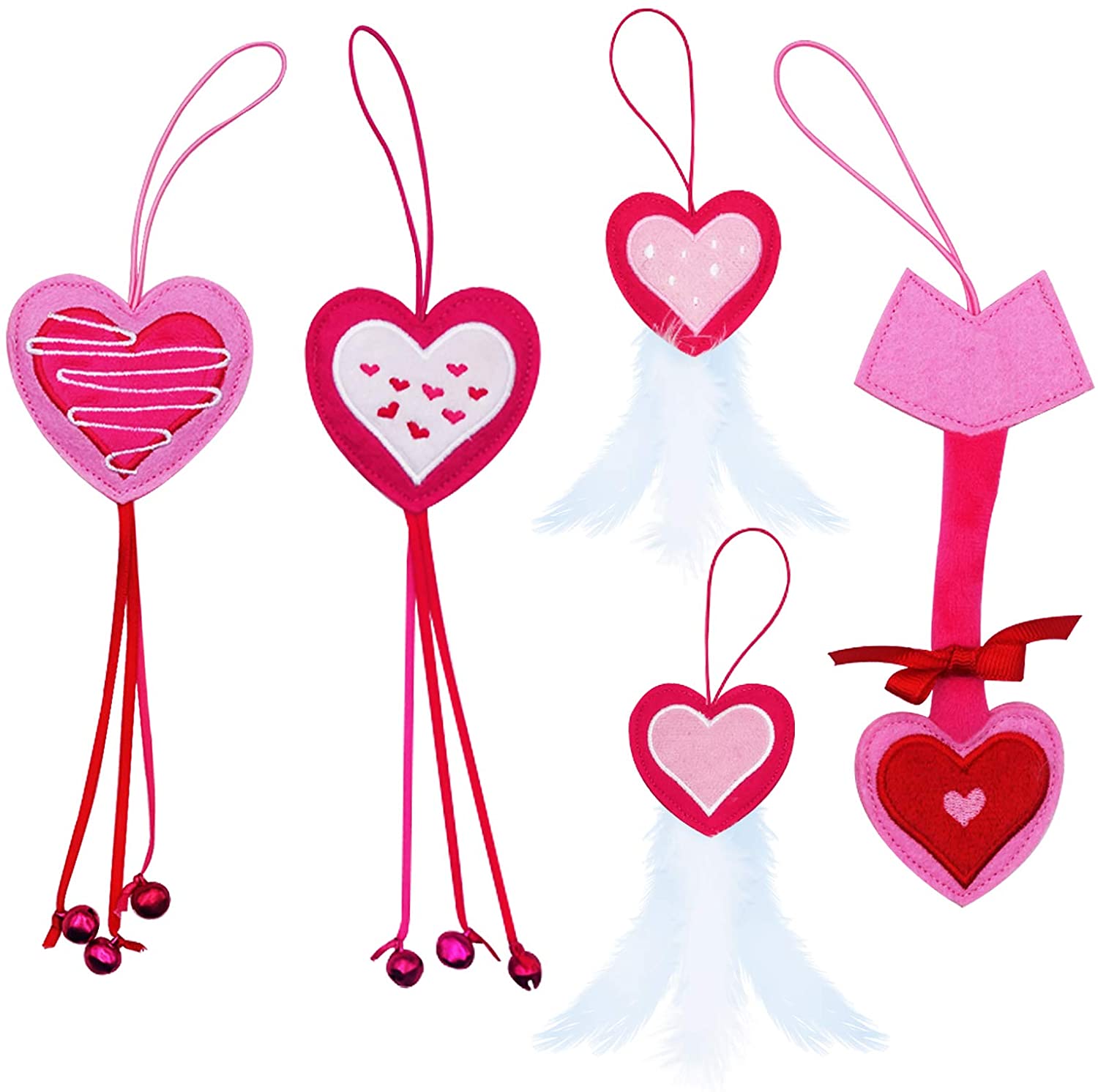 Lepawit Valentines Day Hanging Teaser Toys