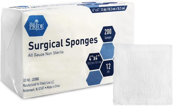 Medpride Surgical Gauze package