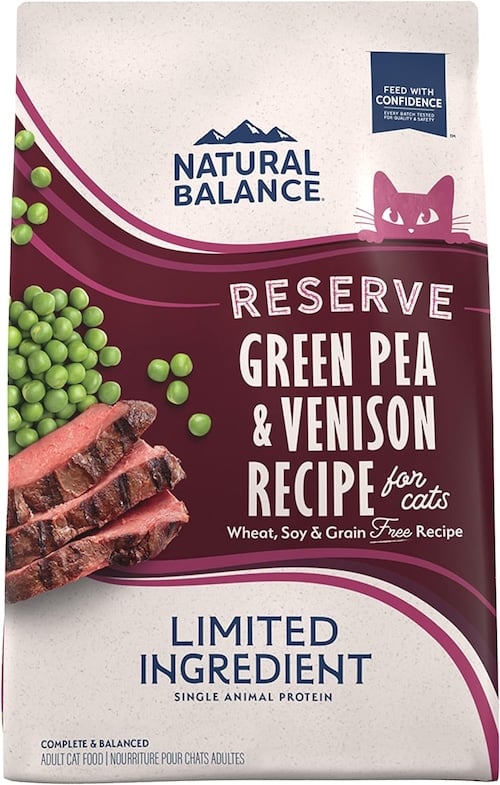 Natural Balance L.I.D. Green Pea and Venison Dry Cat Food
