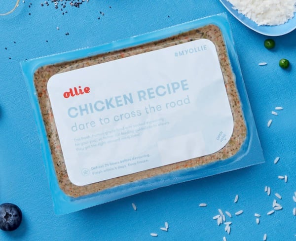 Ollie chicken recipe fresh food for dogs