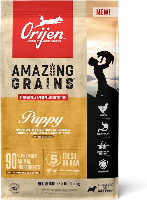orijen amazing grains puppy dry food