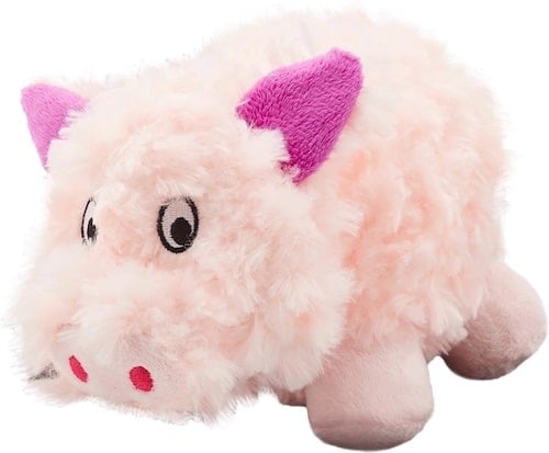 KONG crinkle toy pig for dogs