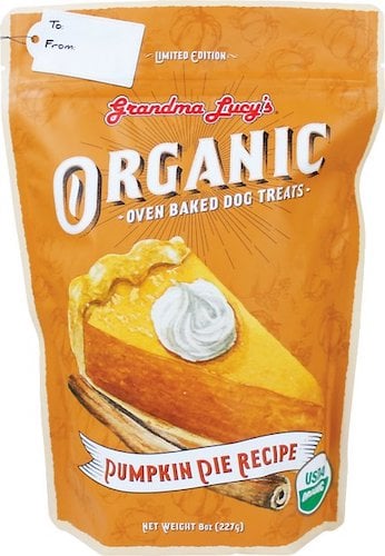 Grandma Lucy's Organic Oven-Baked Pumpkin Pie Recipe Dog Treats