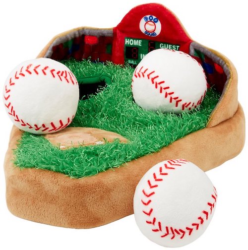 Frisco baseball dog toy