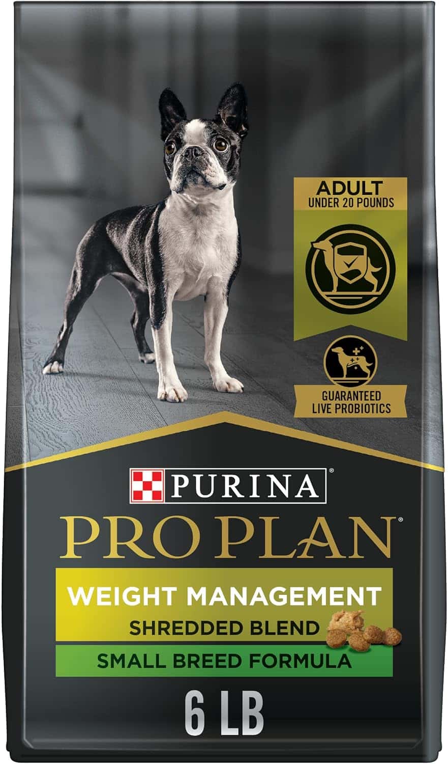 Purina Pro Plan Shredded Blend Chicken & Rice Formula Small Breed Weight Management Dry Dog Food