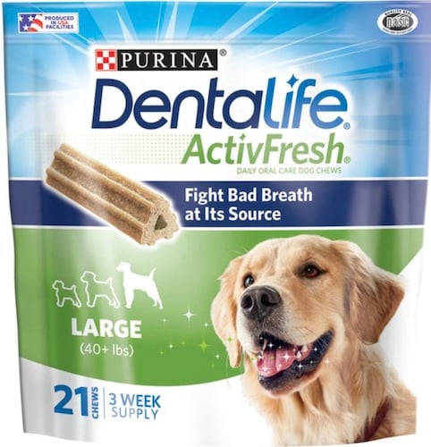 Purina DentaLife ActivFresh dental dog chews