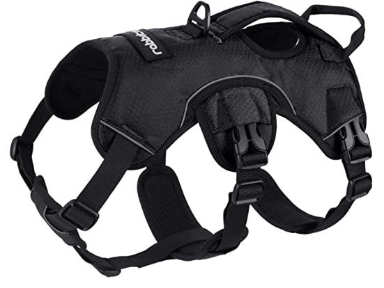 Rabbitgoo black escape-proof harness