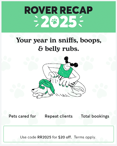 Design asset showing sitter stats