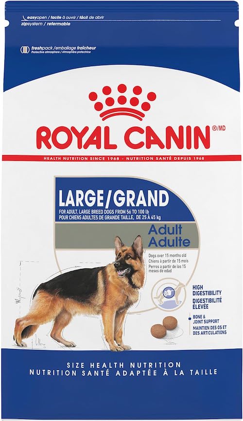 royal canin large breed dry dog food