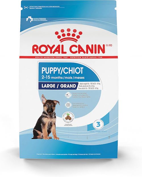 royal canin large breed dry puppy food