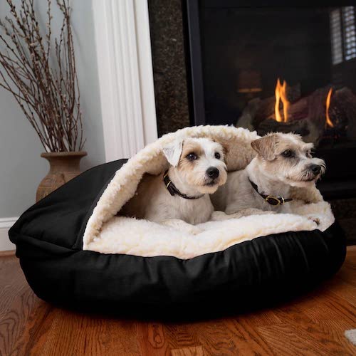 snoozer small dog cave bed