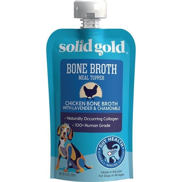 Solid Gold bone broth pouch for dogs