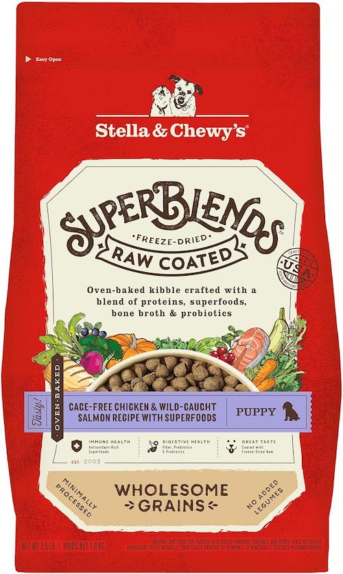 stella & chewy's raw coated puppy food