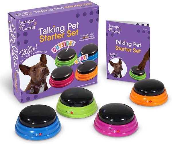 Talking button set for dogs