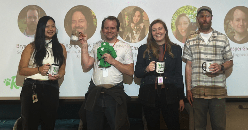The winning team for our Maker Days event.