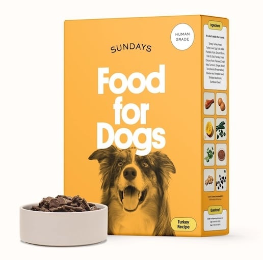Box of Sundays Food Dogs