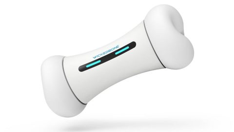 White Wickedbone Smart Bone dog toy