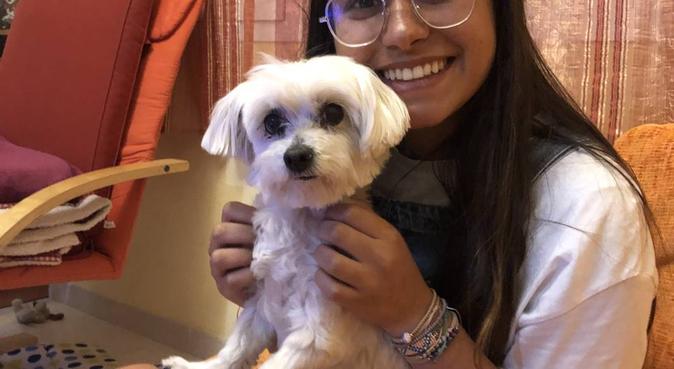Paseo divertido con Oriana, dog sitter a San Cristóbal de La Laguna, España